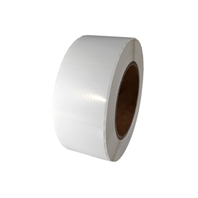 gloss inkjet pp label 50mm x 50mm die cut