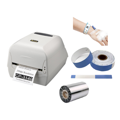 patient wristband label package