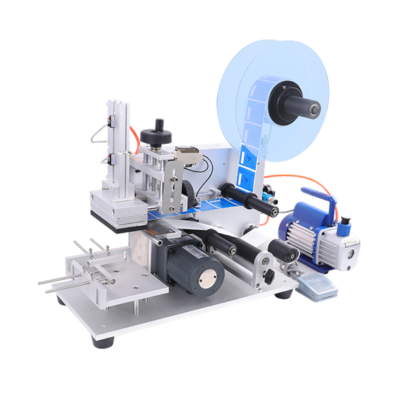 semi automatic flat labelling machine
