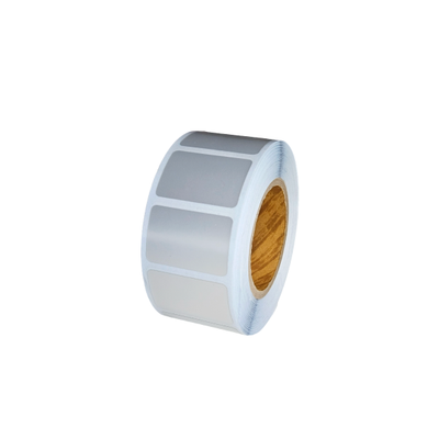 silver pet label 30mm x 20mm