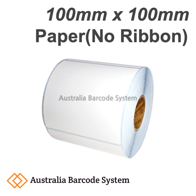 thermal paper label 100mm x 100mm