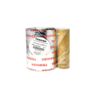 toshiba ag2 wax resin ribbon 112mm x 600m