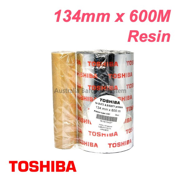 toshiba as1 resin ribbon 134mm x 600M