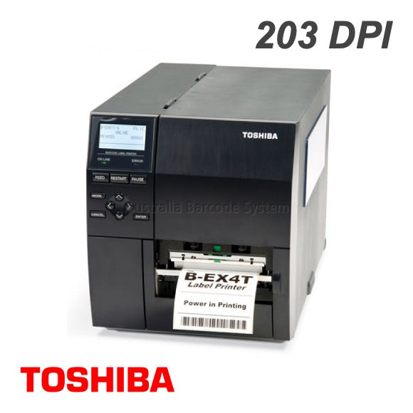 toshiba b-ex4t1 203dpi label printer