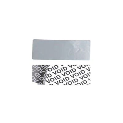 void label full transfer silver 40mm x 10mm
