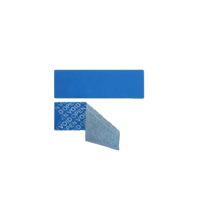 void label non transfer blue 40mm x 10mm