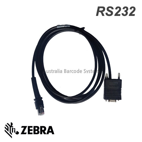 zebra scanner 12v rs232 cable