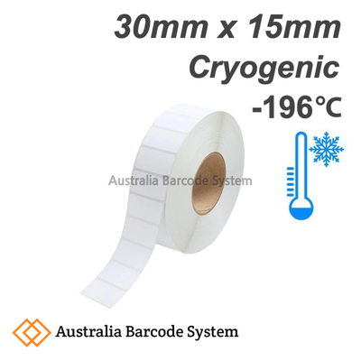 cryogenic label 30mm x 15mm