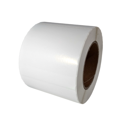 gloss inkjet pp label 100mm x 100mm die cut