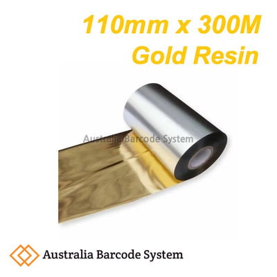 gold resin ribbon 110mm x 300M