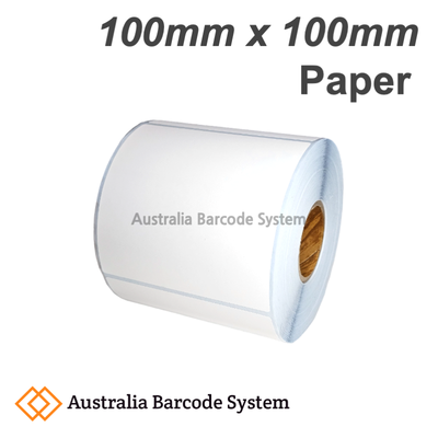 paper label 100mm x 100mm