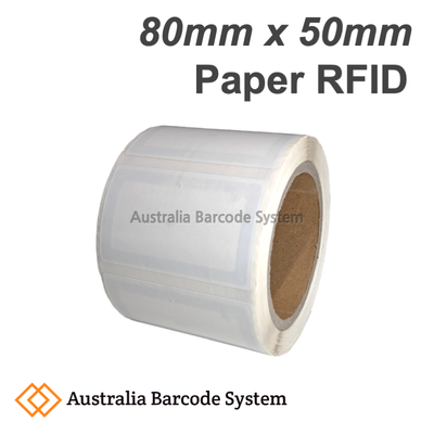 paper uhf rfid label 80mm x 50mm