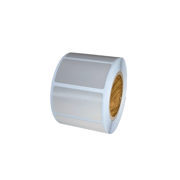 50mm x 30mm Silver PET Label (1 Roll = 2000pcs, 38mm Core) – Australia ...