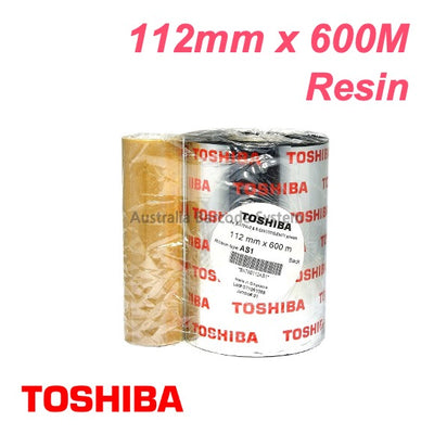 toshiba as1 resin ribbon 112mm x 600M