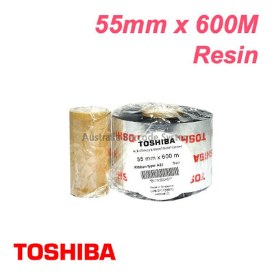 toshiba as1 resin ribbon 55mm x 600M