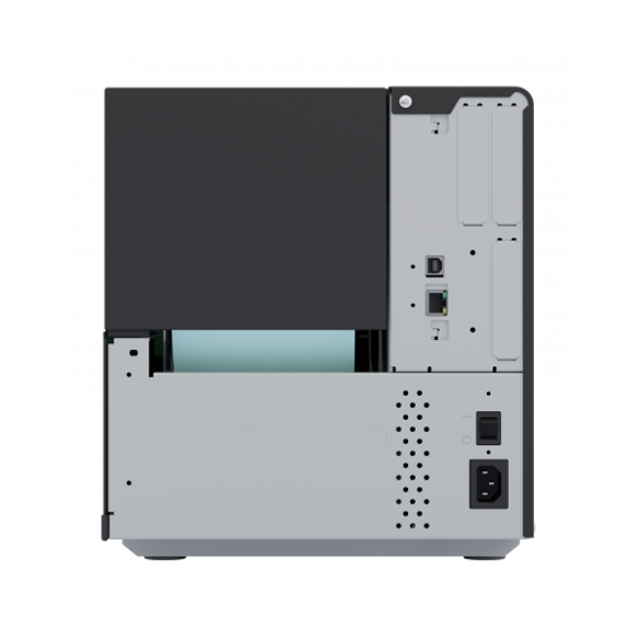 toshiba bx410t-ts 300dpi label printer back