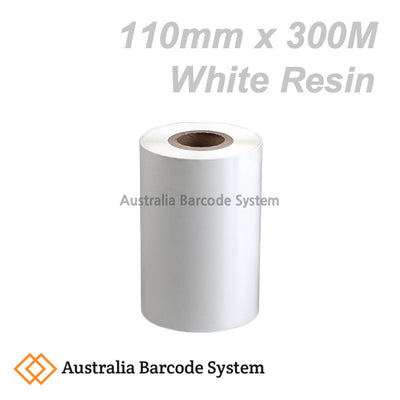 white resin ribbon 110mm x 300M